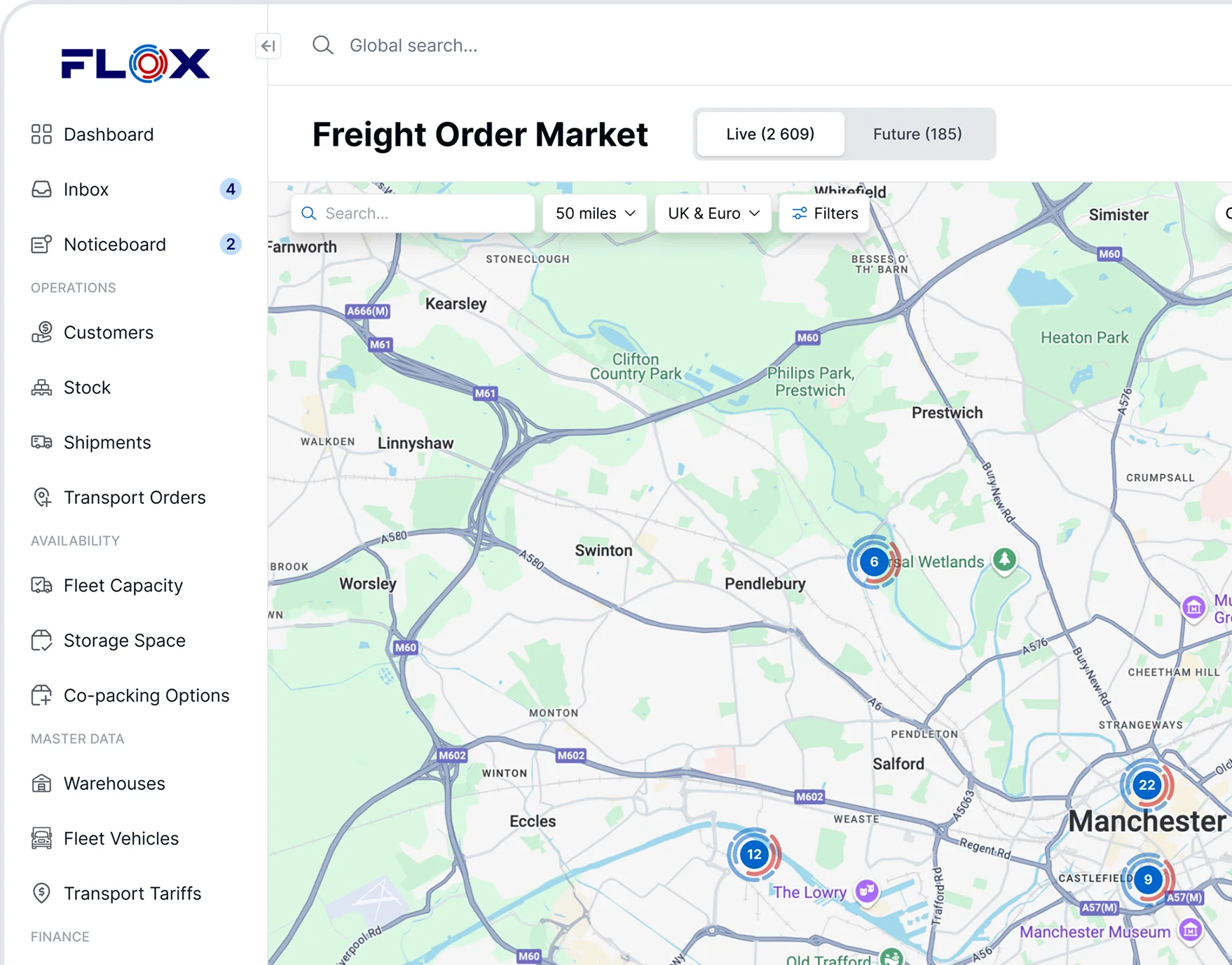 FLOX Freight Order Market