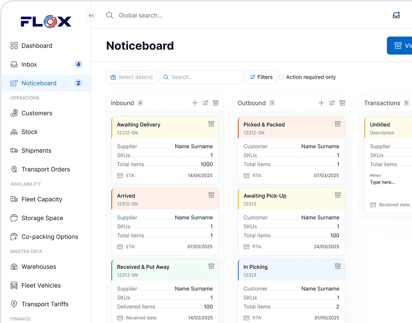 FLOX Noticeboard