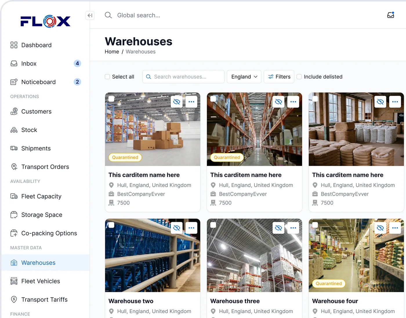 FLOX Warehousing Service
