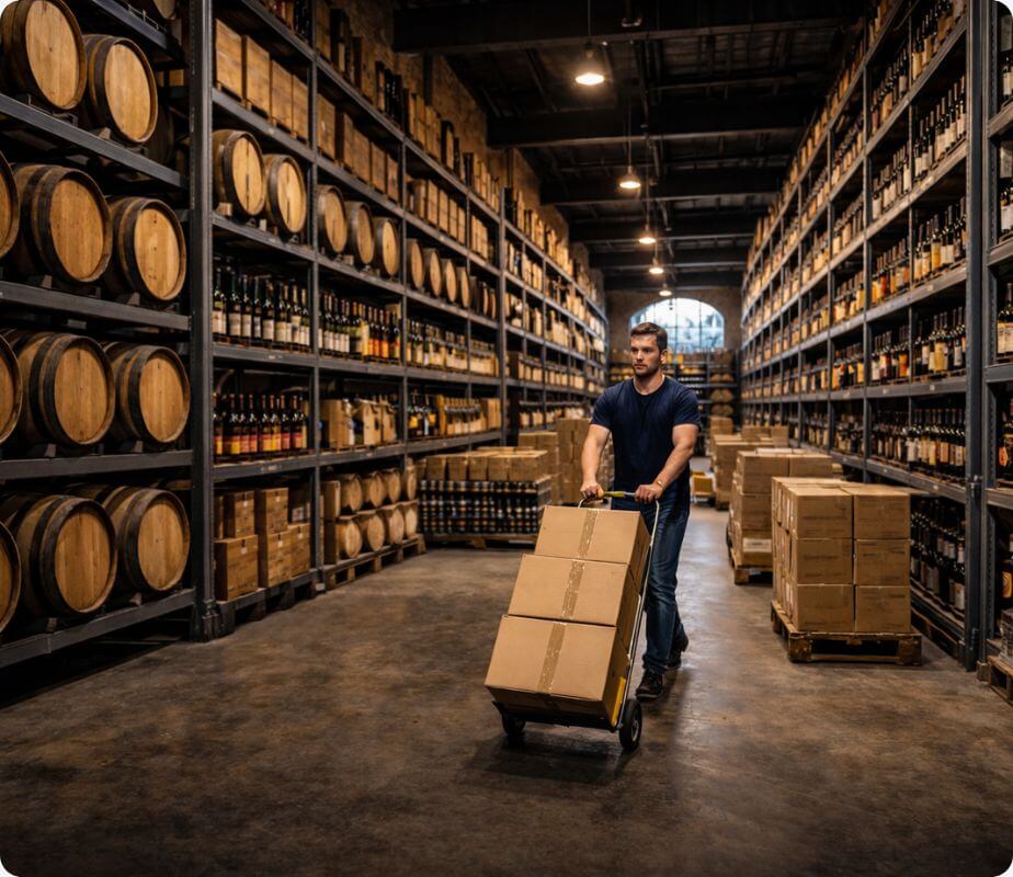 An alcohol and beverage warehouse - FLOX