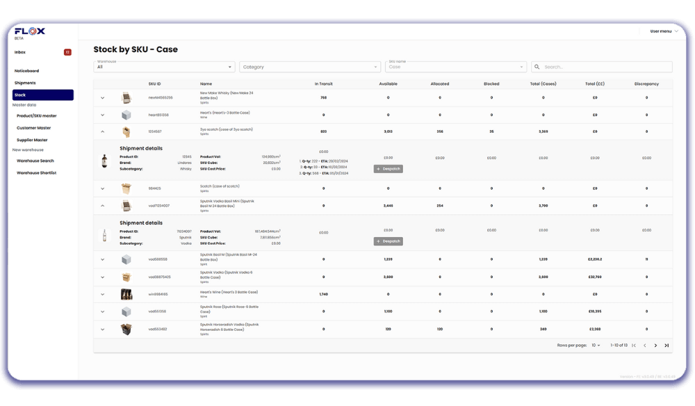 Connecting the alcohol & beverage supply chain, from distillery to delivery