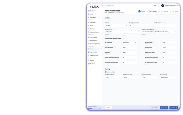 Dashboard for maximising space ustalisation - FLOX