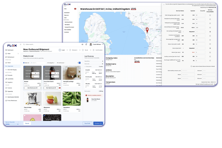 FLOX Dashboards for Warehouse Providers